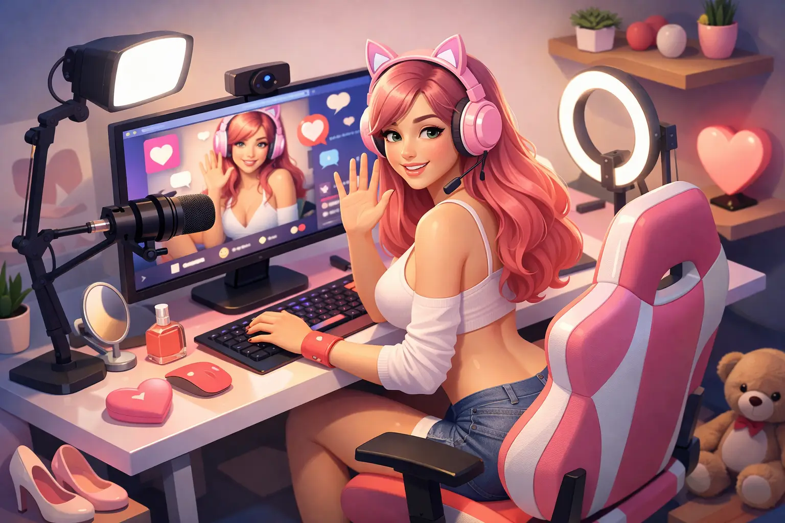 Camgirl mit Persönlichkeit - warum sie hängen bleibt