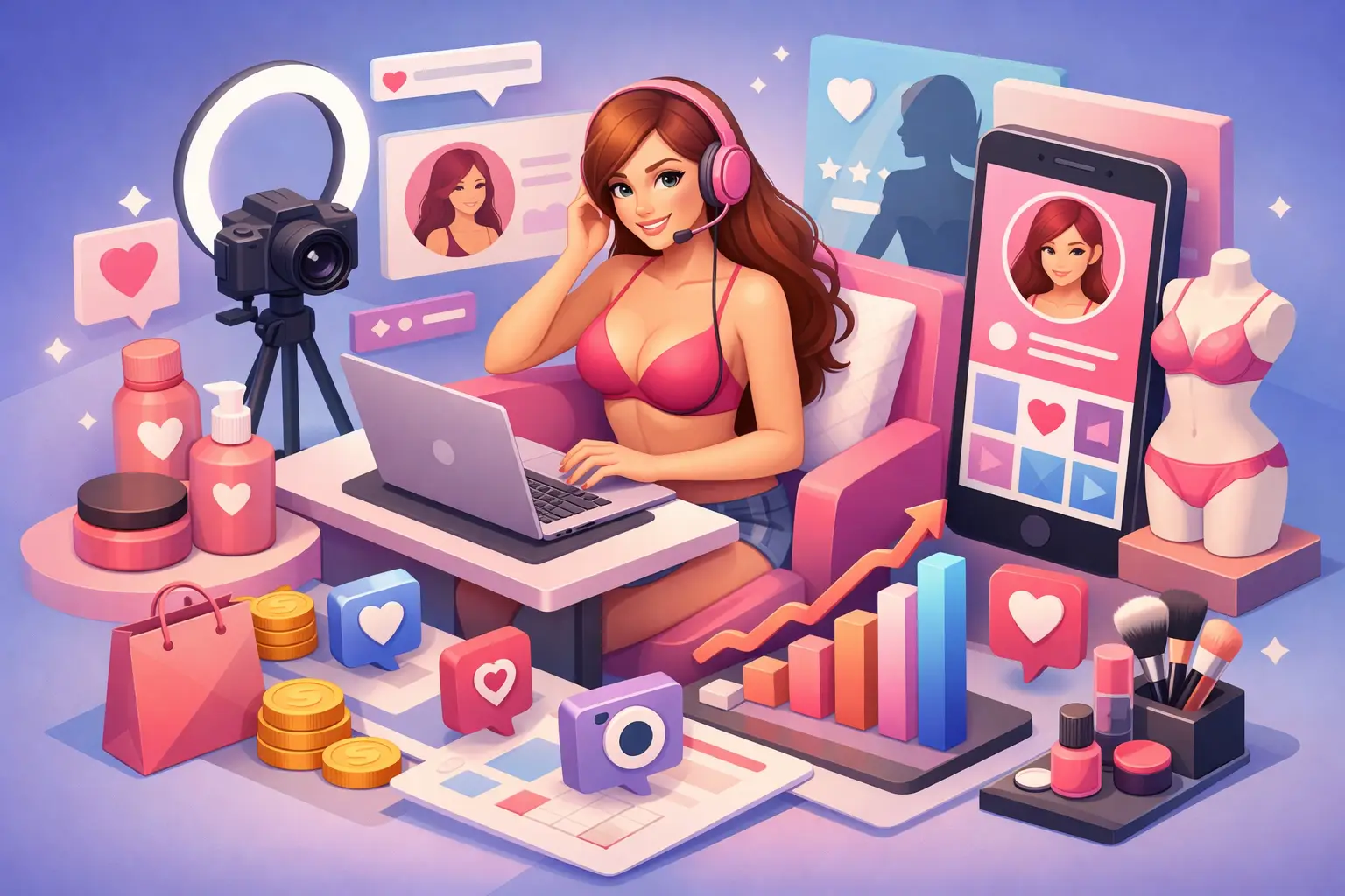 Eigene Camgirl Marke aufbauen mit Profil